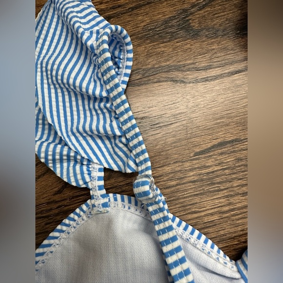 Snapper Rock Girls Seersucker Swimsuit - size 10 - Picture 5 of 6